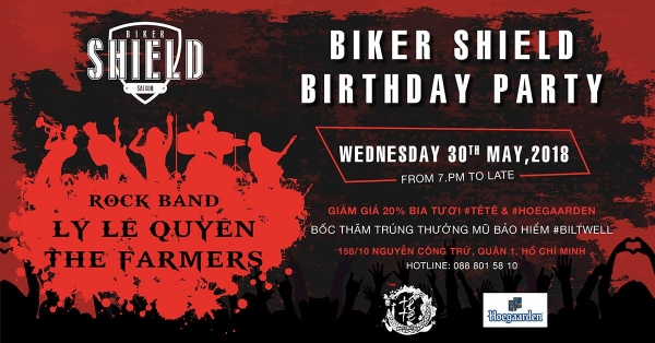 Bikershield Birthday Party